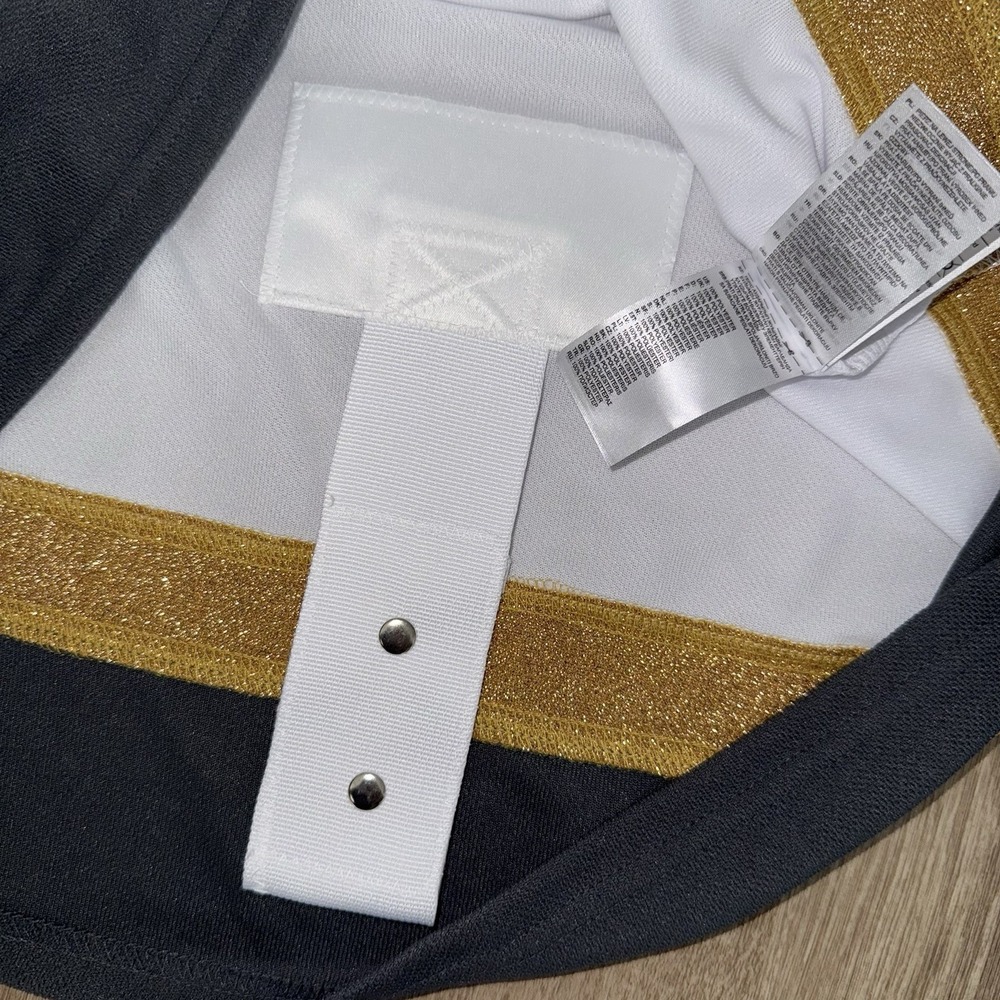 NWT Adidas Vegas Golden Knights White Away Jersey Men's 50 Authentic NHL Strap - Picture 6 of 11